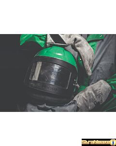 Strahlhelm NOVA 2000 TM mit Lederjacke