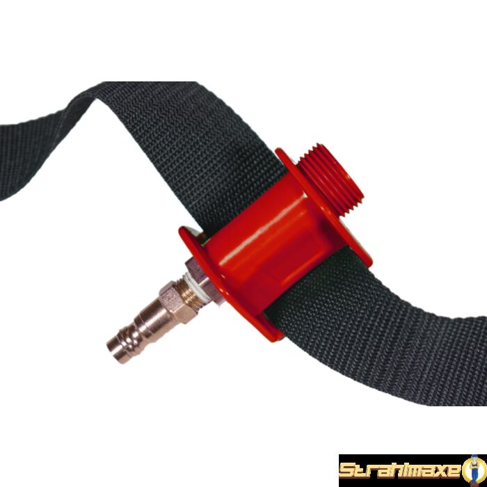 Luftanschluss mit Gürtel für Sandstrahlhelm RED 2