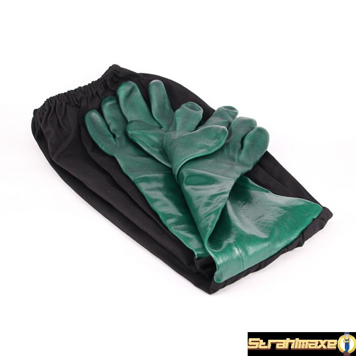 Gummihandschuhe Strahlkabinen 1 Paar wattiert